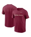 Nike Men's Garnet Florida State Seminoles Primetime Evergreen Wordmark T-shirt