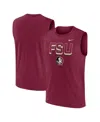 Nike Men's Garnet Florida State Seminoles Primetime Tricode Legend Performance Tank Top