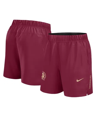 Nike Men's Garnet Florida State Seminoles Primetime Woven Victory Performance Shorts In Burgundy