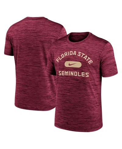 Nike Men's Garnet Florida State Seminoles Velocity Mascot Performance T-shirt In Burgundy