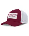 Nike Florida State On-field Rise  Men's College Trucker Adjustable Hat In Red