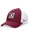 Nike Men's Garnet/white Florida State Seminoles Primetime Club Trucker Adjustable Hat In Garnet,white