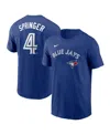 Nike Toronto Blue Jays Fuse Wordmark  Men's Mlb T-shirt In Royal