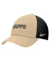 Nike Men's Gold Colorado Buffaloes On-field Club Adjustable Trucker Hat In Brown