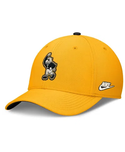 Nike Gold Iowa Hawkeyes Legacy Rise Performance Flex Hat