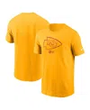 Nike Men's Gold Kansas City Chiefs Faded Essential T-shirt