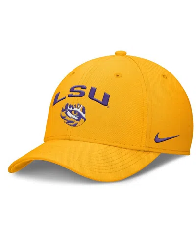 Nike Men's Gold Lsu Tigers 2025 On-field Rise Performance Flex Hat