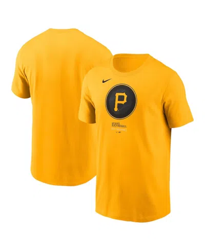 Nike Gold Pittsburgh Pirates City Connect Large Logo T-shirt