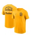 Nike Gold San Diego Padres 2-hit T-shirt In Gold