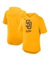 Nike Gold San Diego Padres Tri-blend Hoodie T-shirt In Gold