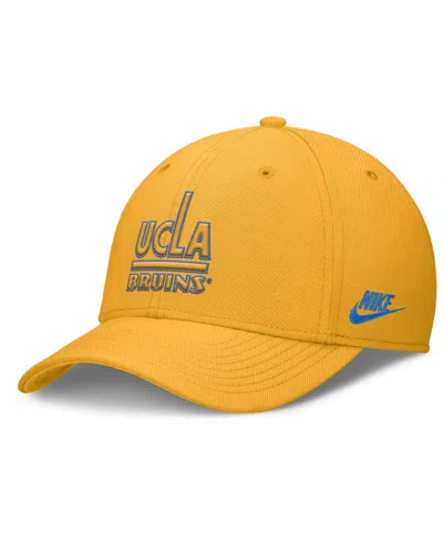 Nike Gold Ucla Bruins Rise Academic Dri-fit Flex Hat