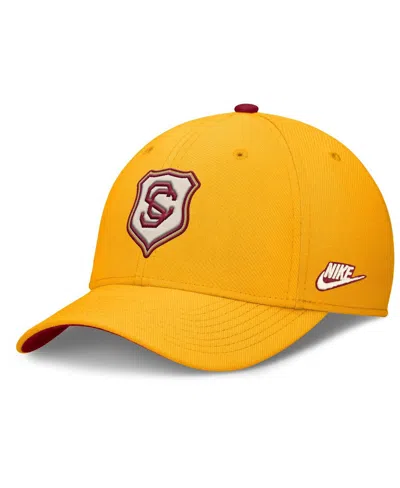 Nike Men's Gold Usc Trojans Legacy Rise Performance Flex Hat