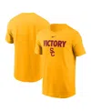 Nike Men's Gold Usc Trojans Local Ultimate Chant T-shirt In Gold