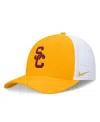 Nike Men's Gold Usc Trojans On-field Rise Futura Mesh Flex Hat In Gold