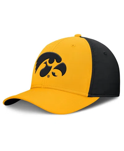 Nike Men's Gold/black Iowa Hawkeyes 2025 Sideline Rise Local Performance Flex Hat In Multi
