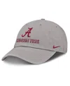 Nike Men's Gray Alabama Crimson Tide 2025 On-field Club Adjustable Hat In Gray