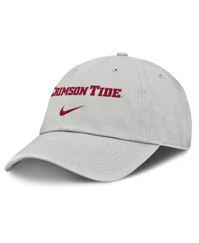 NIKE MEN'S GRAY ALABAMA CRIMSON TIDE 2025 ON-FIELD GAMEDAY CLUB ADJUSTABLE HAT