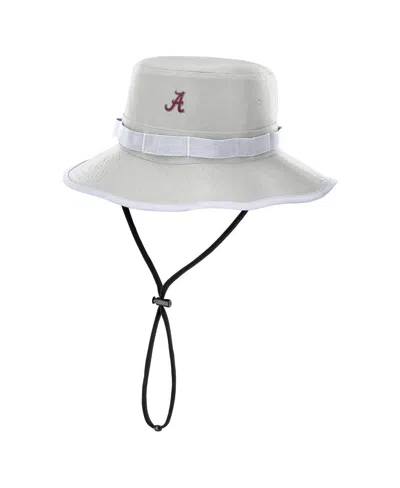 Nike Gray Alabama Crimson Tide 2025 Sideline Apex Boonie Bucket Hat