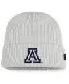 Nike Men Gray Arizona Wildcats 2025 On-field Utility Cuffed Knit Hat In White