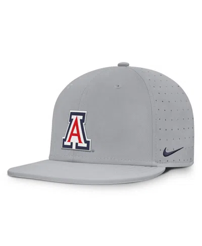 Nike Men's Gray Arizona Wildcats On-field Dugout True Performance Fitted Hat