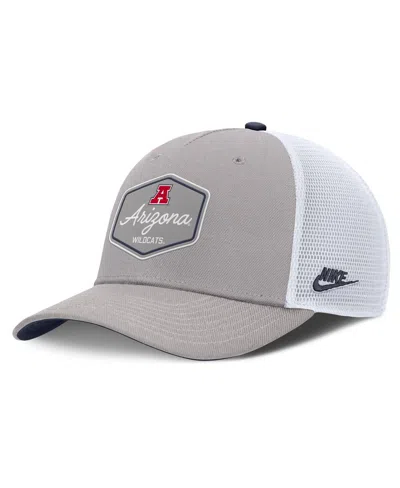 Nike Men's Gray Arizona Wildcats Rise Legacy Adjustable Trucker Hat