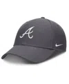 Nike Men's Gray Atlanta Braves Pro Performance Snapback Hat In Gray