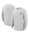Nike Gray Philadelphia Eagles Essential Heavy Max90 Long Sleeve T-shirt In Gray