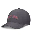 Nike Boston Red Sox Swoosh  Men's Dri-fit Mlb Hat In Gray