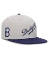 Nike Men's Gray Brooklyn Dodgers Cooperstown Collection True Performance Fitted Hat In Gray