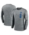 Nike Men's Gray Buffalo Bills 2024 Sideline Velocity Performance Long Sleeve T-shirt In Gray