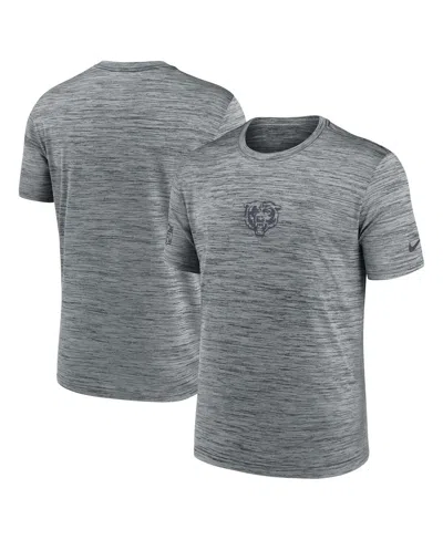 Nike Men's Gray Chicago Bears Sideline Velocity Performance T-shirt