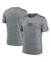 Nike Men's Gray Cincinnati Bengals Sideline Velocity Performance T-shirt In Gray