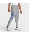 Nike Gray Detroit Lions Sideline Ground Game Performance Taper Pants In Gray