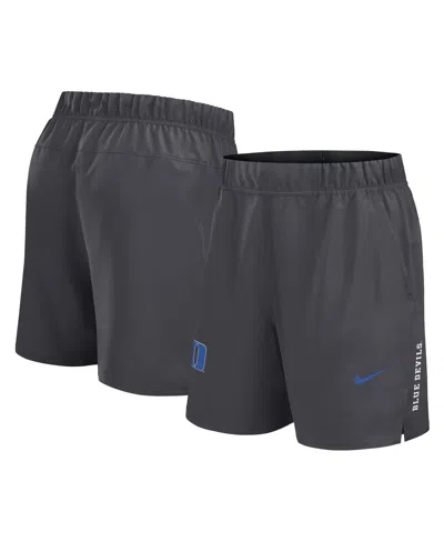Nike Men's Gray Duke Blue Devils Primetime Woven Victory Performance Shorts