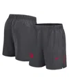 Nike Men's Charcoal Ohio State Buckeyes Primetime Woven Victory Performance Shorts In Gray
