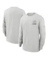 Nike Gray Philadelphia Eagles Essential Heavy Max90 Long Sleeve T-shirt In Gray
