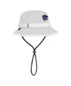 Nike Men's Gray Kansas State Wildcats 2025 On-field Boonie Performance Bucket Hat In White