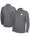 Nike Men's Gray Kansas State Wildcats Intensity Performance Quarter-zip Pullover Sweatshirt In Gray