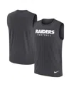 Nike Men's Gray Las Vegas Raiders Legend Performance Muscle Tank Top In Gray