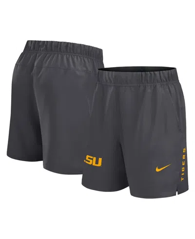 Nike Men's Gray Lsu Tigers Primetime Woven Victory Performance Shorts