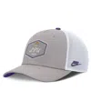 Nike Men's Gray Lsu Tigers Rise Legacy Adjustable Trucker Hat