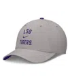Nike Men's Gray Lsu Tigers Rise Prep Performance Flex Hat In Gray