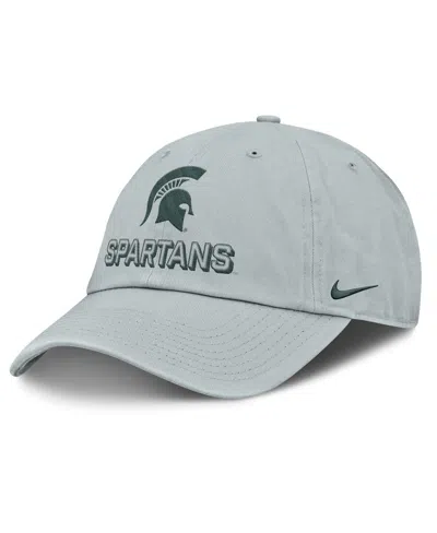 Nike Men's Gray Michigan State Spartans 2025 On-field Club Adjustable Hat