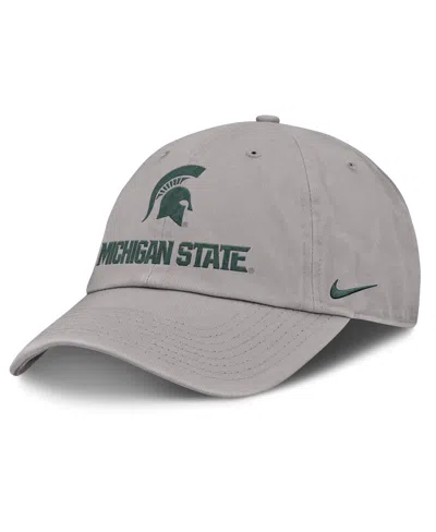 Nike Gray Michigan State Spartans 2025 Sideline Club Adjustable Hat