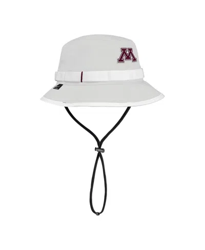 Nike Men's Gray Minnesota Golden Gophers 2025 On-field Boonie Performance Bucket Hat In White