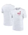 Nike Men's Gray Ohio State Buckeyes Velocity Stacked Performance T-shirt In Gray