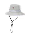 Nike Men's Gray Oklahoma Sooners 2025 Sideline Apex Boonie Performance Bucket Hat In Metallic