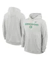 Nike Men's Gray Oregon Ducks 2025 Sideline Performance Pullover Hoodie In Neutral