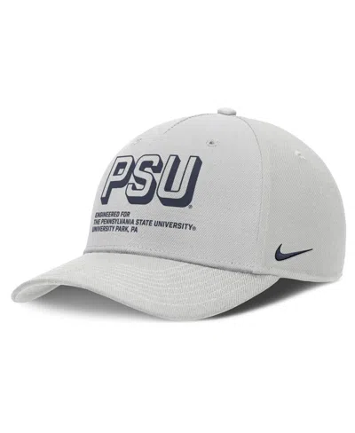Nike Men's Gray Penn State Nittany Lions 2025 Sideline Dust Pinched Rise Adjustable Hat