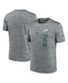 Nike Men's Gray Philadelphia Eagles 2024 Sideline Velocity Performance T-shirt In Gray